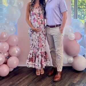 V. Chapman Floral Maxi Dress